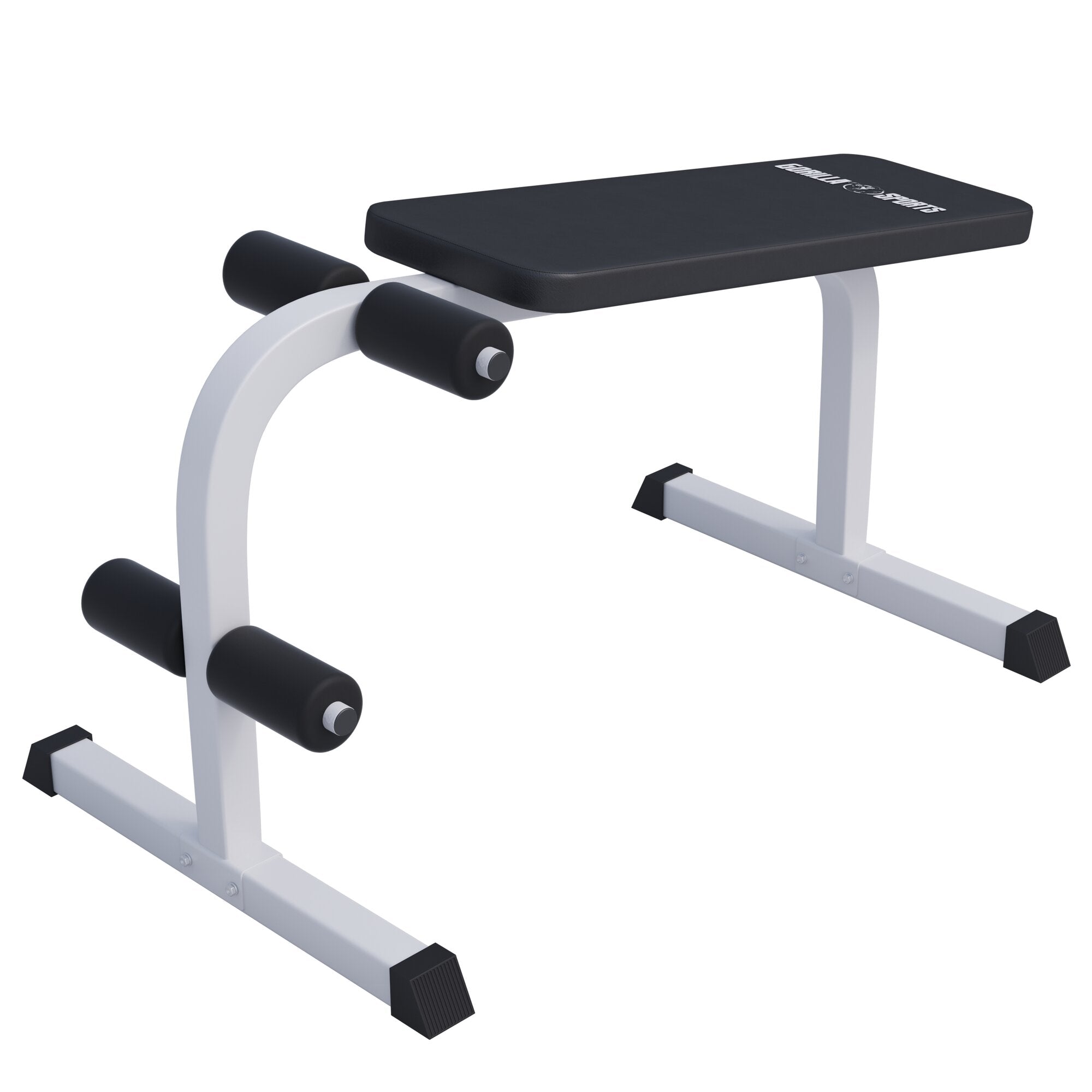 gorilla-sports-sit-up-hantelbank-wei-schwarz-flachbank image 4