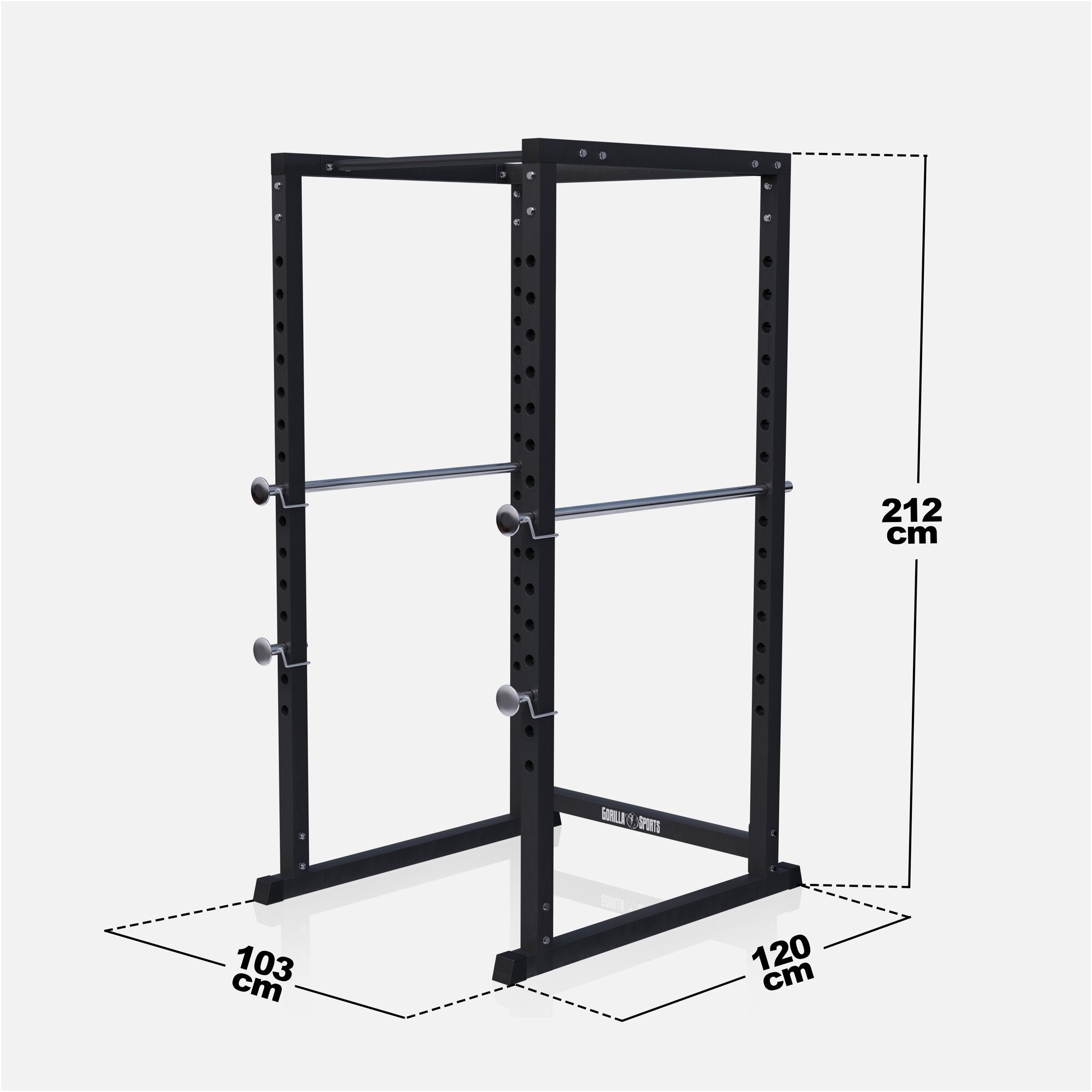 gorilla-sports-power-rack-212-cm-mit-klimmzugstange image 8