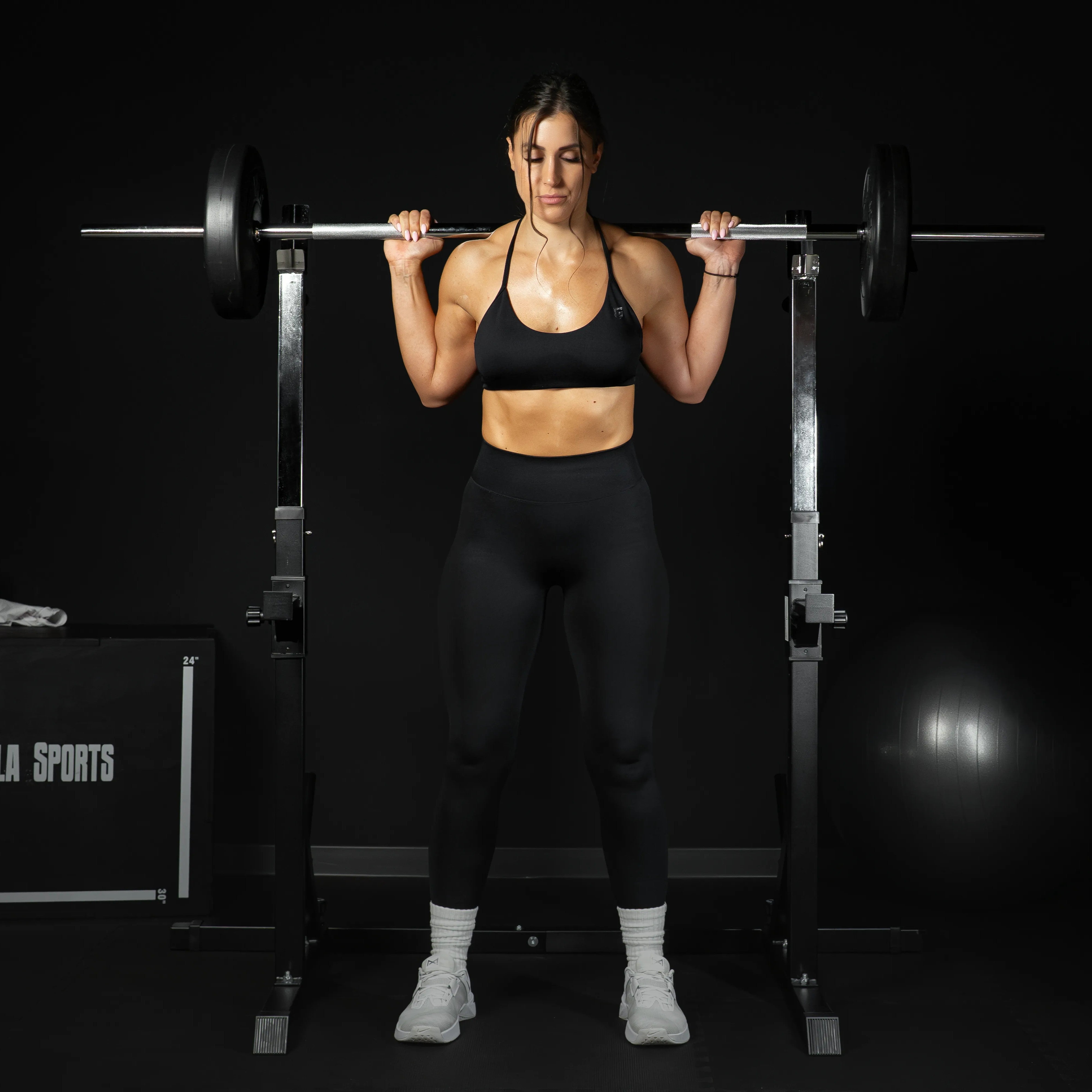 gorilla-sports-squat-rack-verstellbar-in-h-he-und-breite-inkl-hantelscheibenabla image 2