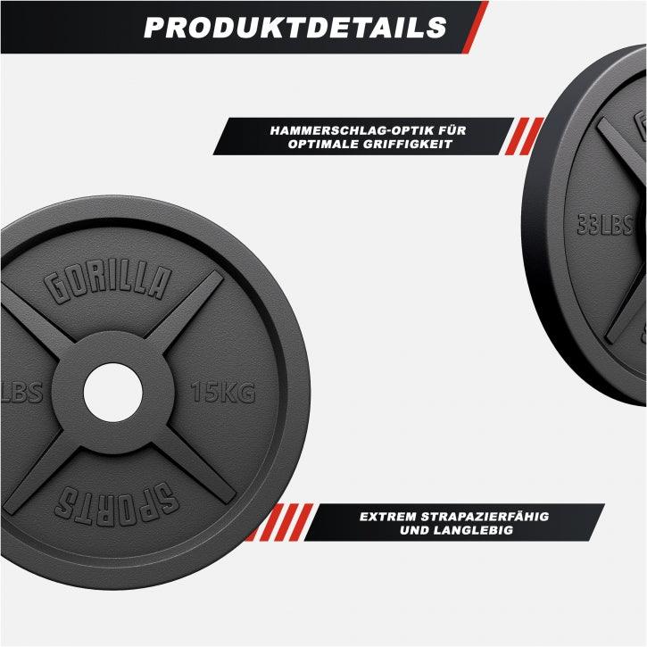 gorilla-sports-hantelscheibe-gusseisen-olympia-1-25-25-kg-50-51-mm image 8