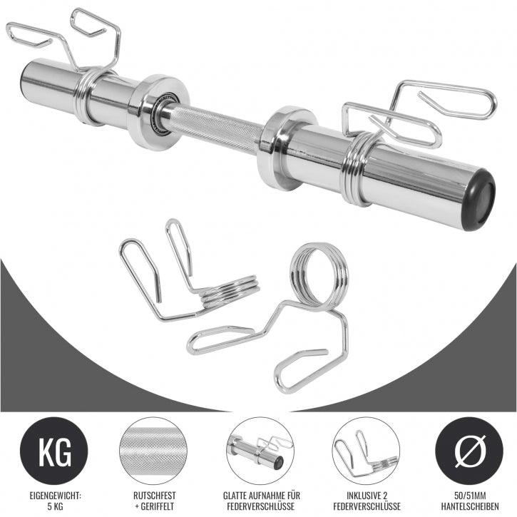 gorilla-sports-kurzhantel-olympia-50-cm-mit-verschl-ssen image 4