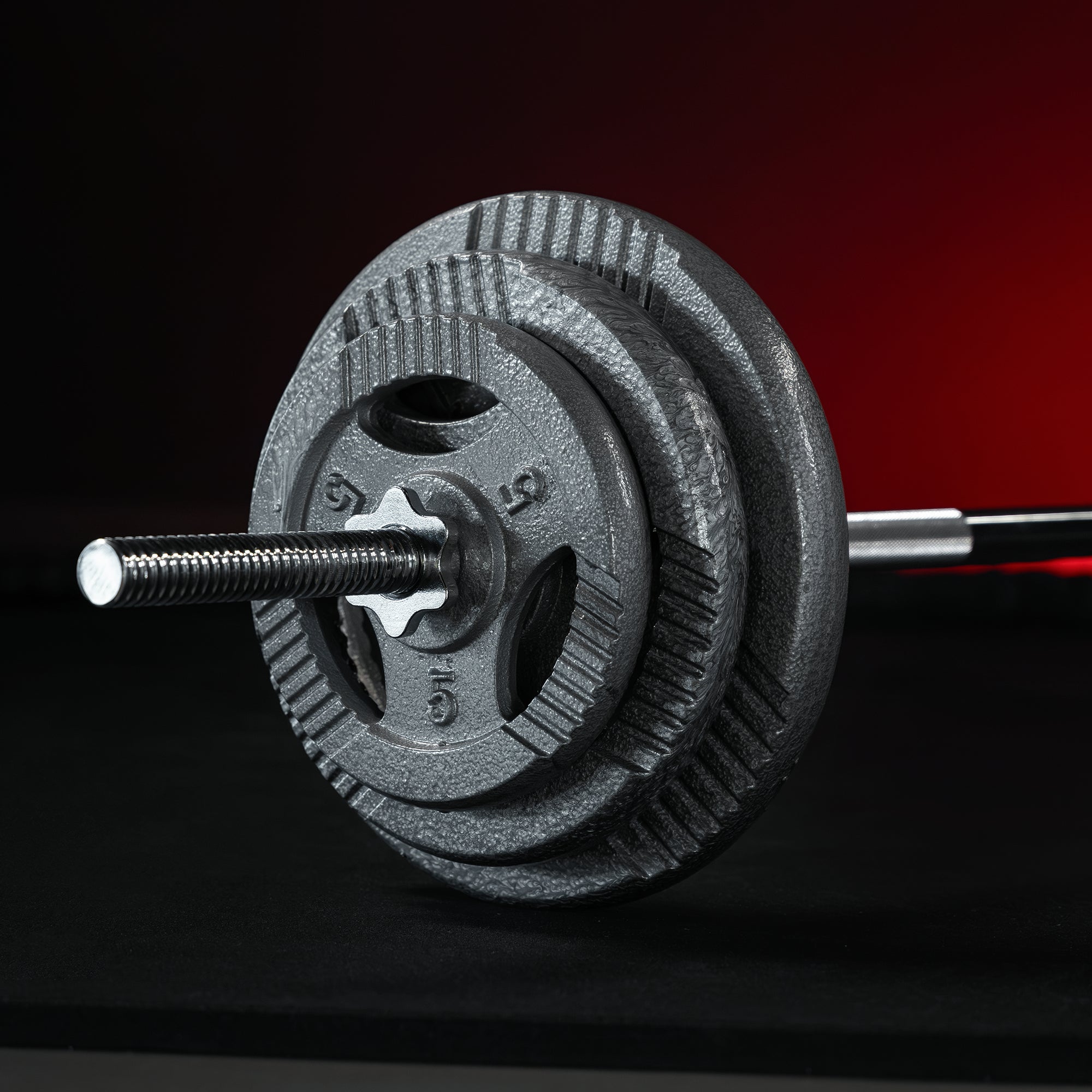 gorilla-sports-langhantel-set-gusseisen-gripper-100-kg-mit-stange image 6