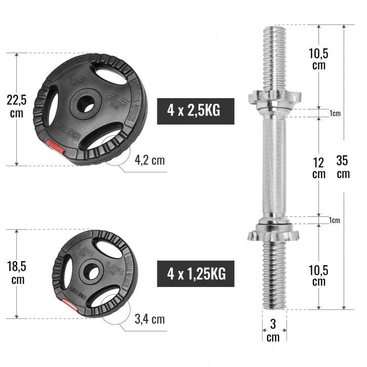 gorilla-sports-kurzhantel-set-kunststoff-gripper-20-kg-mit-sternverschl-ssen image 7