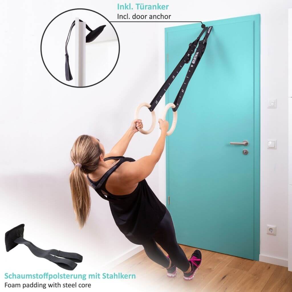 pullup-dip-turnringe-mit-befestigungsgurten-widerstandsb-nder-4er-set-sparset image 7