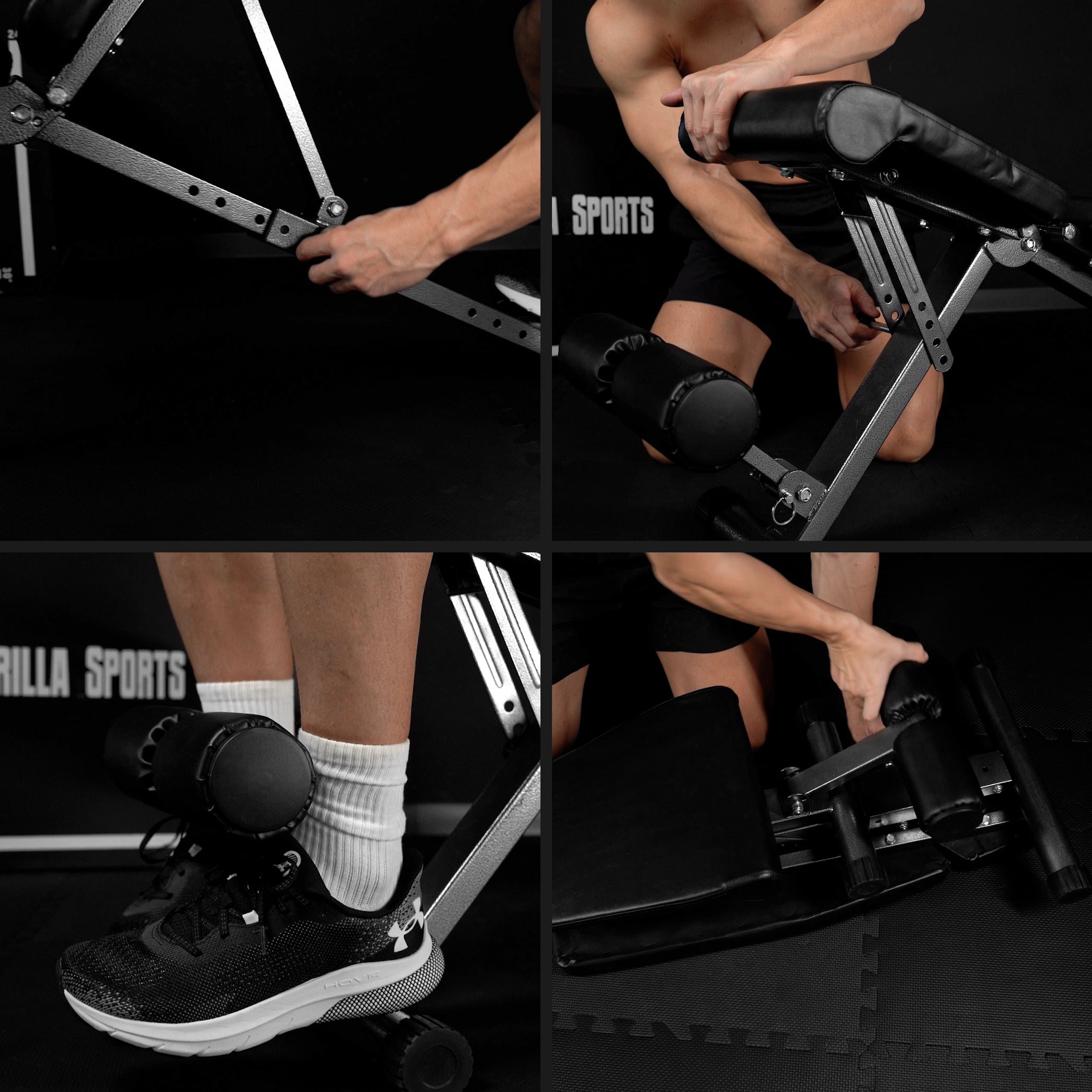 gorilla-sports-hantelbank-faltbar-8-fach-verstellbare-schr-gbank image 2