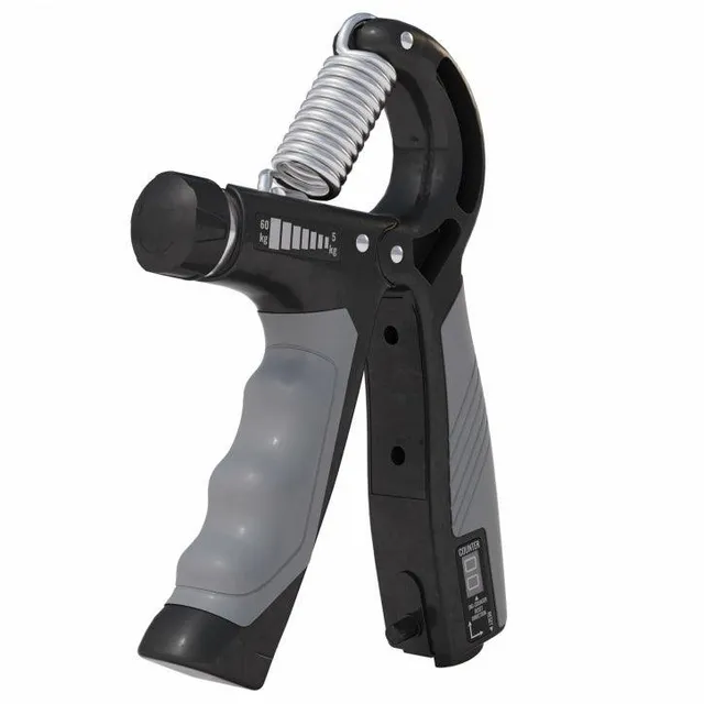 gorilla-sports-handtrainer-verstellbar-mit-z-hler-5-60-kg-schwarz-grau image 1