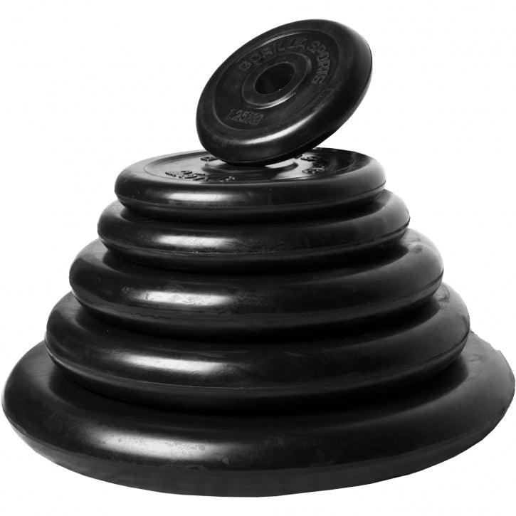 gorilla-sports-kurzhantel-set-gummi-20-kg-mit-sternverschl-ssen-2 image 2