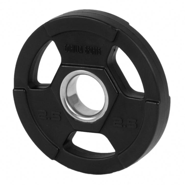 gorilla-sports-hantelscheibe-profi-2-olympia-kunststoff-gripper-50-51-mm image 5