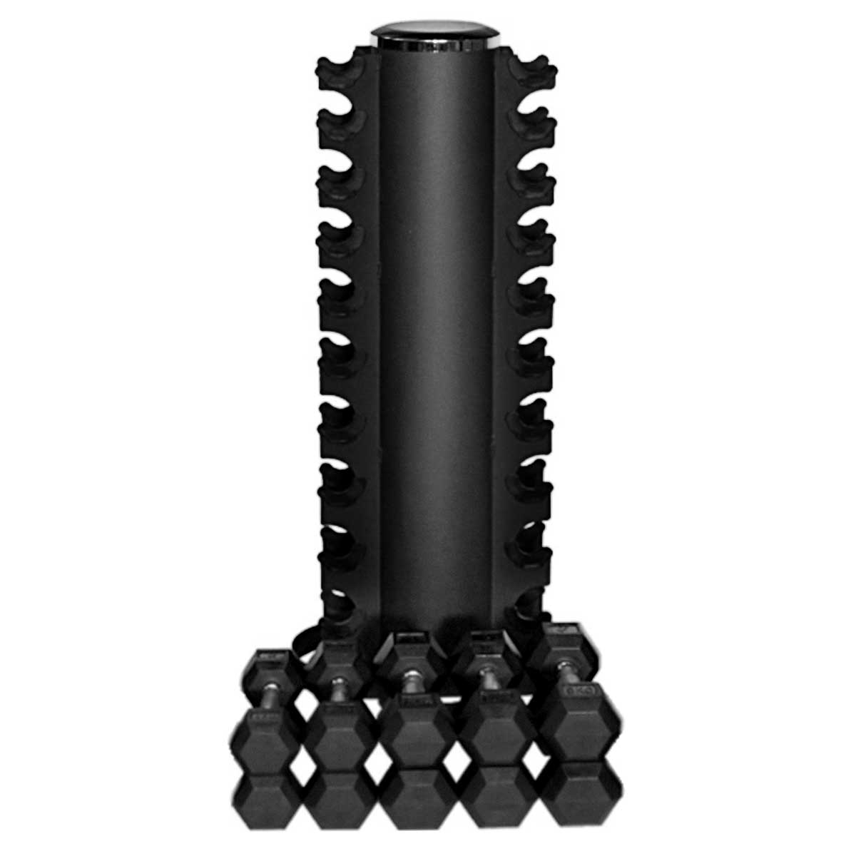 strength-shop-hex-dumbbell-tower-rack-1-10-kg-vertikaler-hantelst-nder image 2