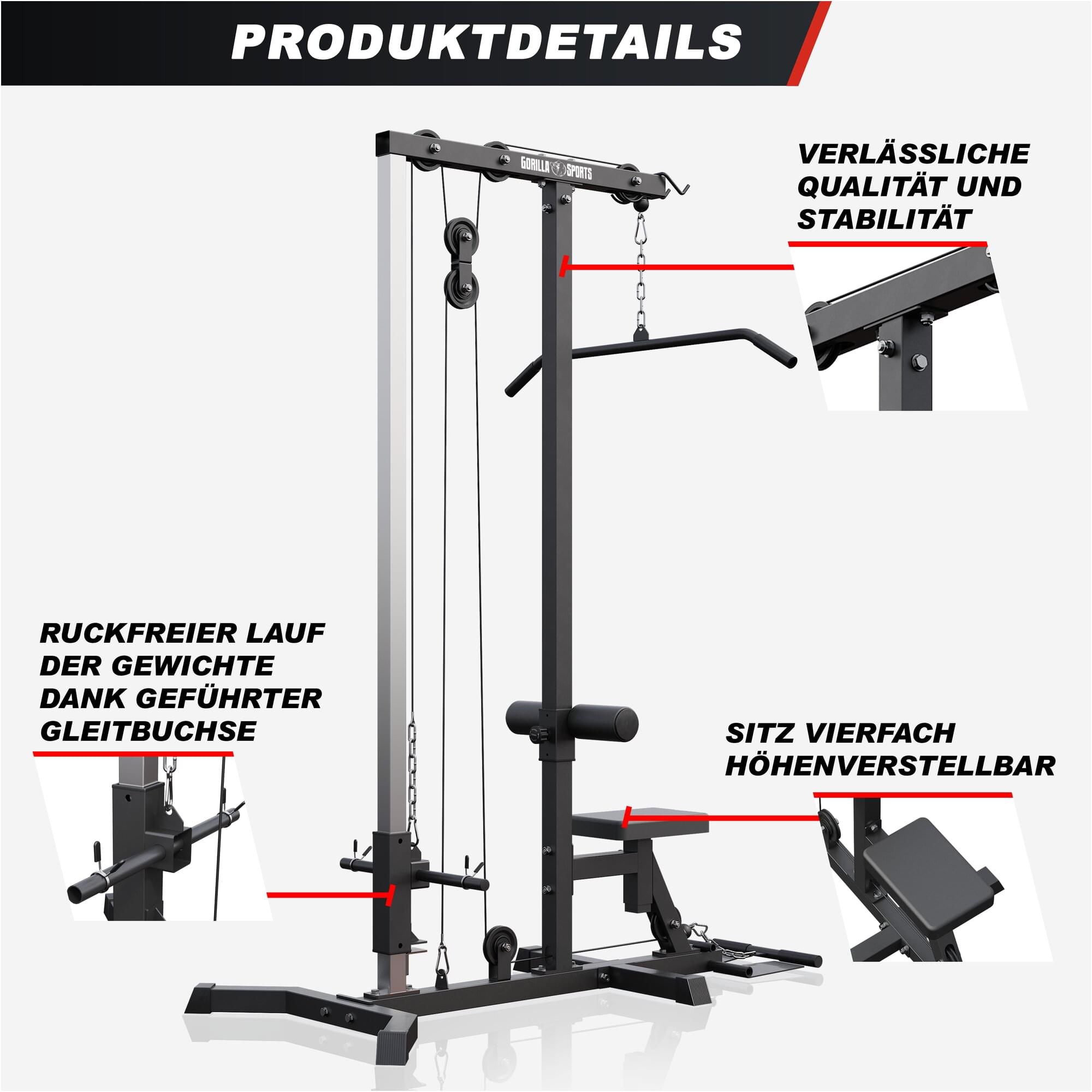 gorilla-sports-latzugmaschine-latzugstation-wei-schwarz image 3