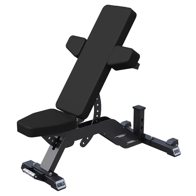 gorilla-sports-hantelbank-verstellbar-mit-2-polstern-11-fach image 1