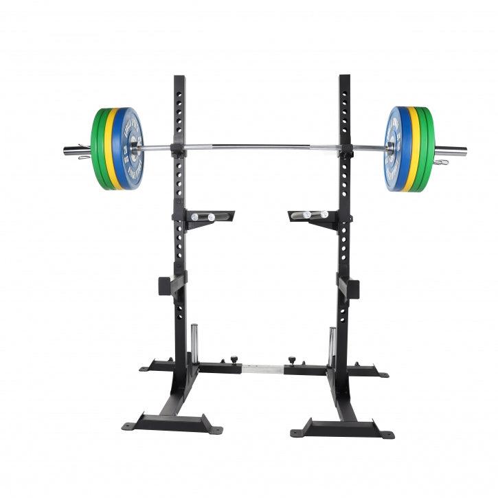 gorilla-sports-squat-rack-inkl-olympia-langhantelset-profi-140-kg image 3