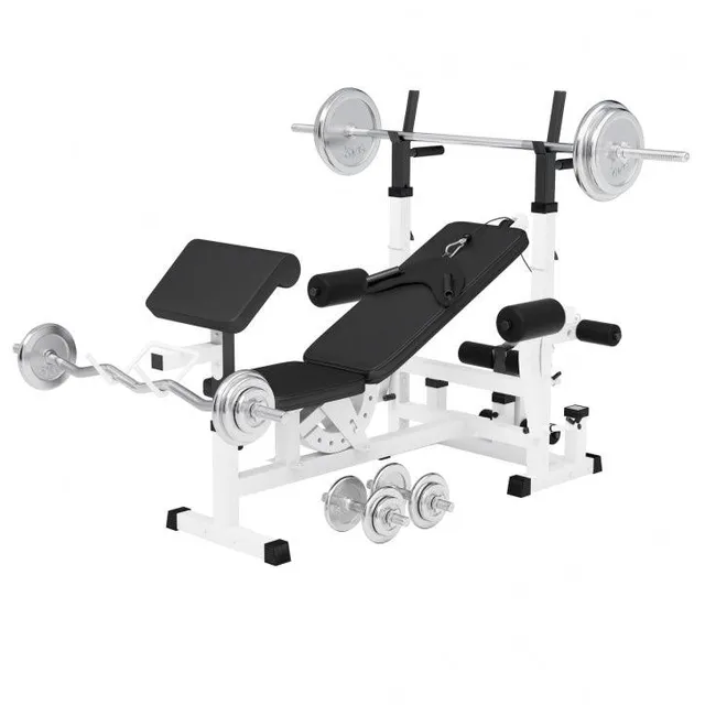 gorilla-sports-kraftstation-universal-set-chrom-108-kg image 1