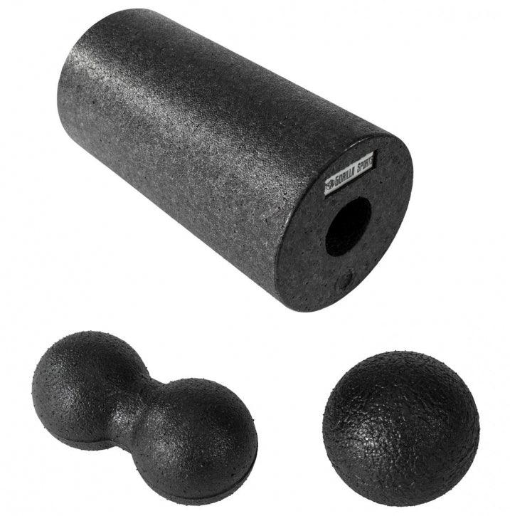 gorilla-sports-faszientraining-3er-set-rolle-ball-duo-ball image 1