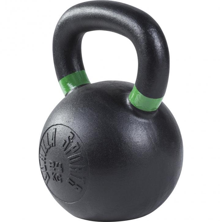 gorilla-sports-kettlebell-olympia-schwarz-aus-gusseisen-4-32-kg-mit-farbmarkieru image 8
