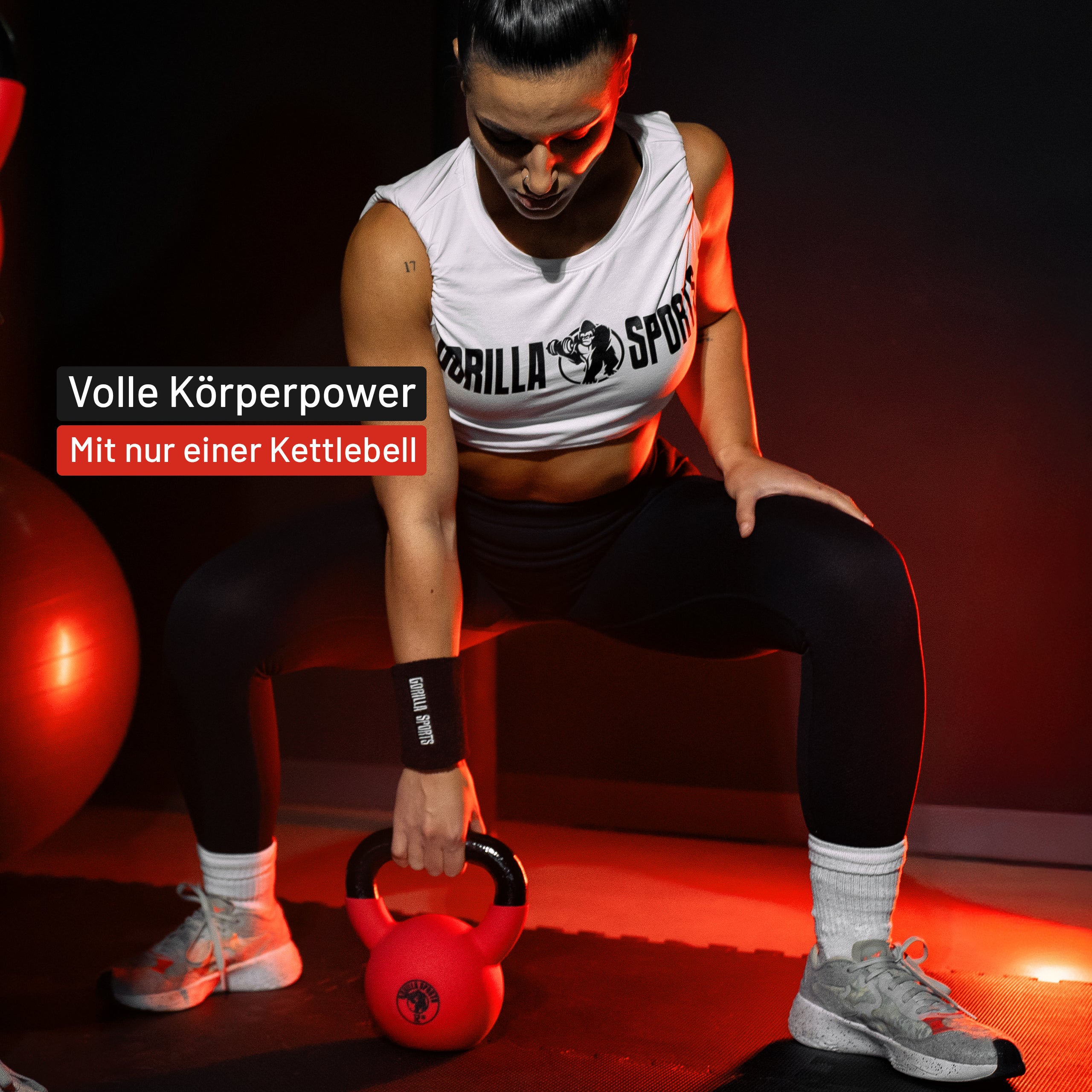 gorilla-sports-kettlebell-gusseisen-vinyl-rot-2-32-kg image 7