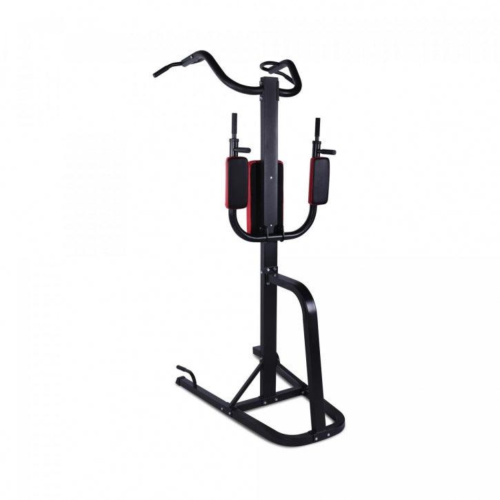 gorilla-sports-power-tower-dip-station-mit-klimmzugstange-klappbar-schwarz-rot image 4