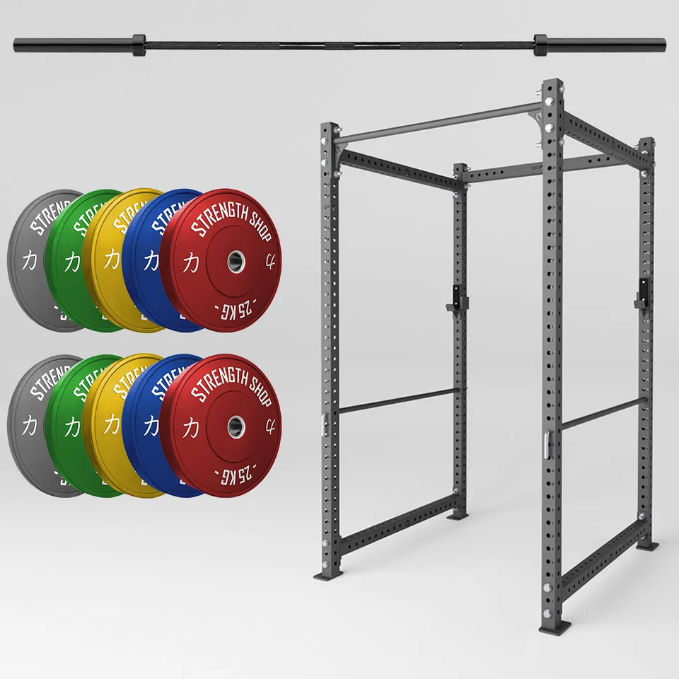 strength-shop-original-mrr-strength-bundle-rack-150kg-bumper-olympic-bar image 1