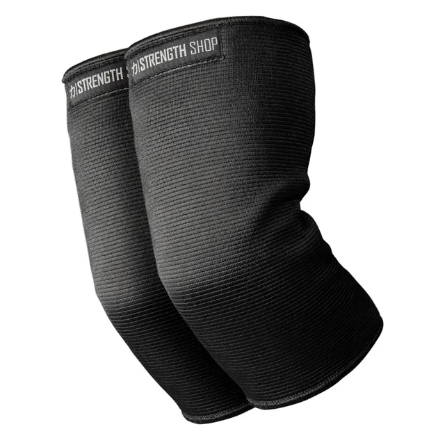 strength-shop-doppellagige-ellenbogenschoner-sehr-dick-schwarz-1-paar image 1