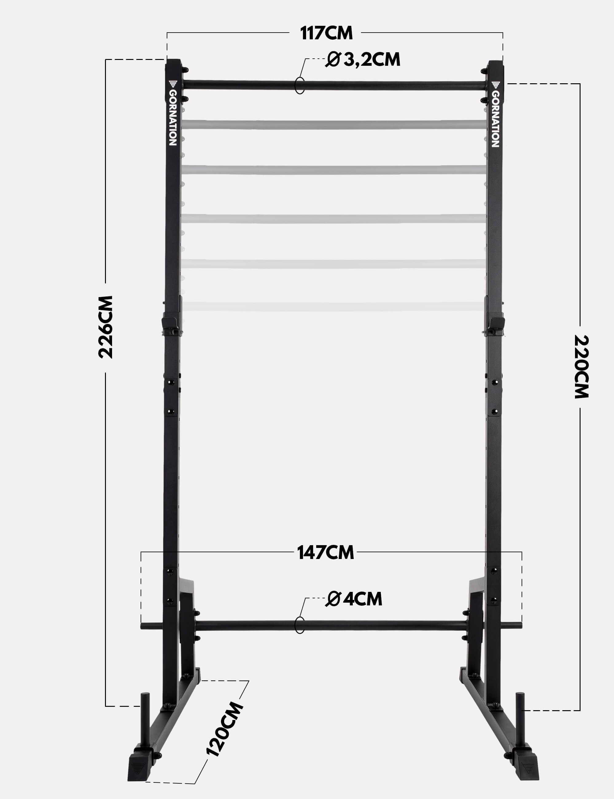gornation-premium-klimmzugstation-indoor-outdoor-ber-100-bungen image 2