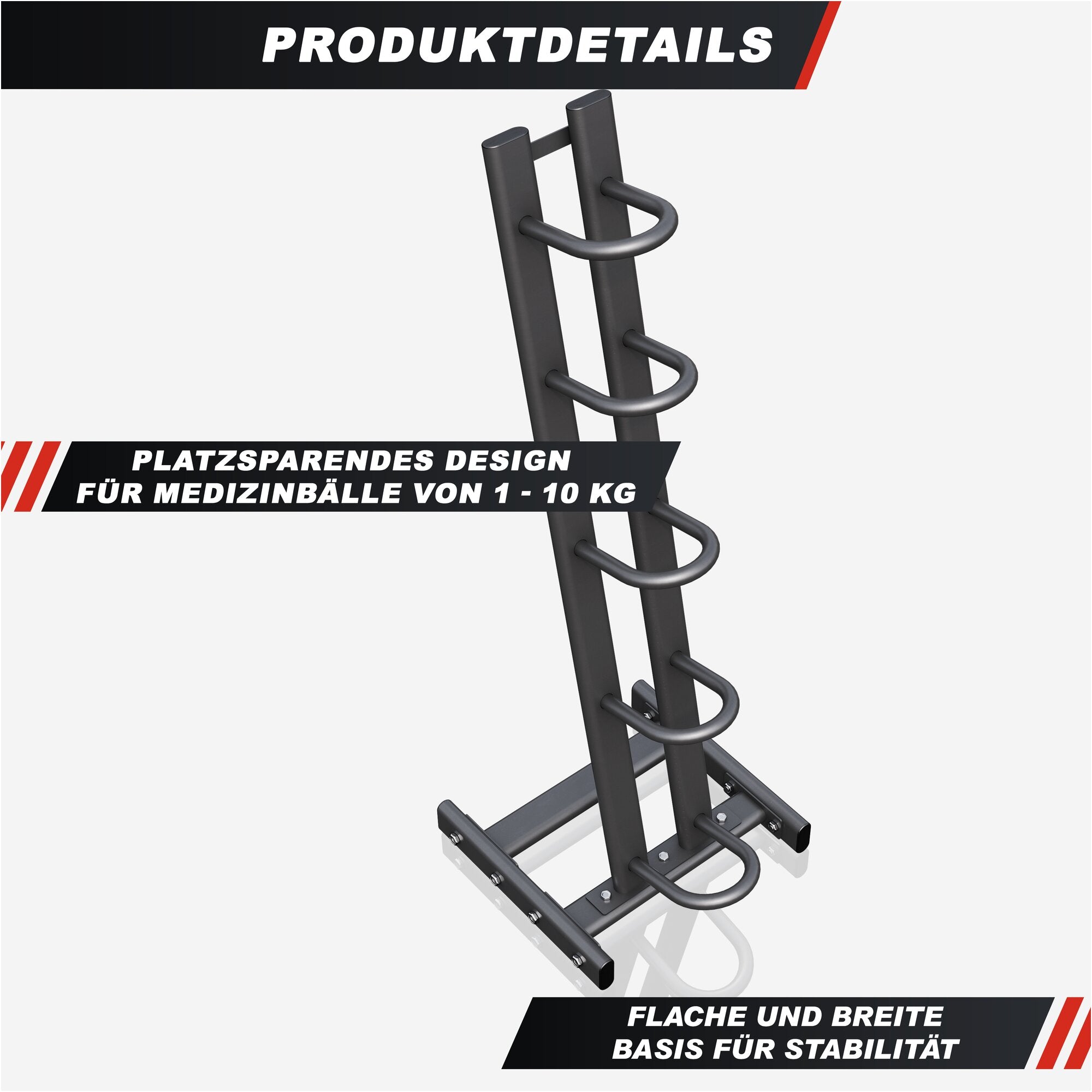 gorilla-sports-medizinballst-nder-f-r-5-b-lle-schwarz image 8
