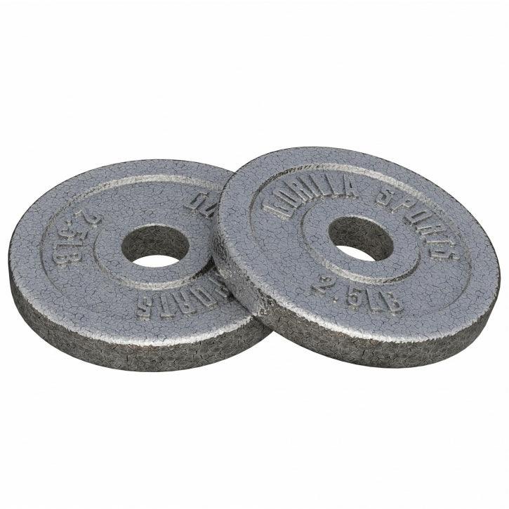gorilla-sports-hantelscheibe-guss-1-1-24-9-kg-2-5-cm-gusseisen image 5