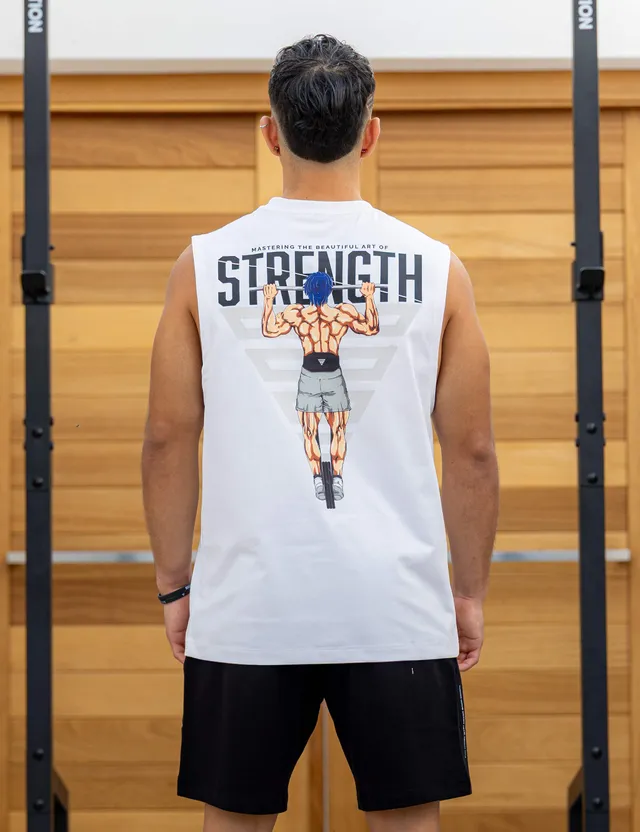 gornation-anime-oversized-tank-top-strength-lockerer-streetwear-tank image 1