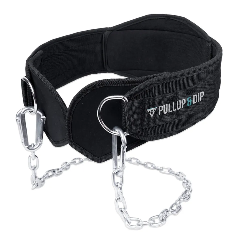 pullup-dip-dip-g-rtel-mit-kette-3-karabinern-und-klappen image 1