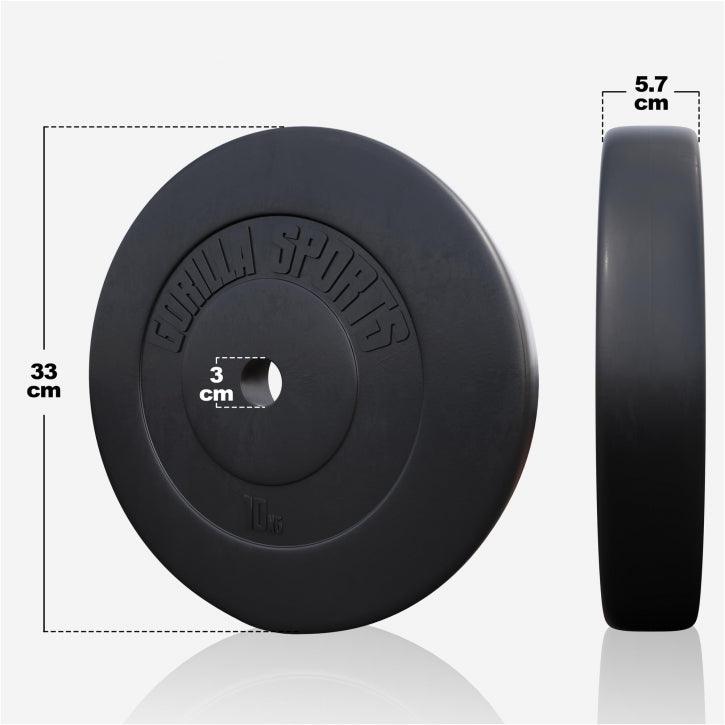 gorilla-sports-langhantel-set-kunststoff-60-130-kg-mit-sternverschl-ssen image 7
