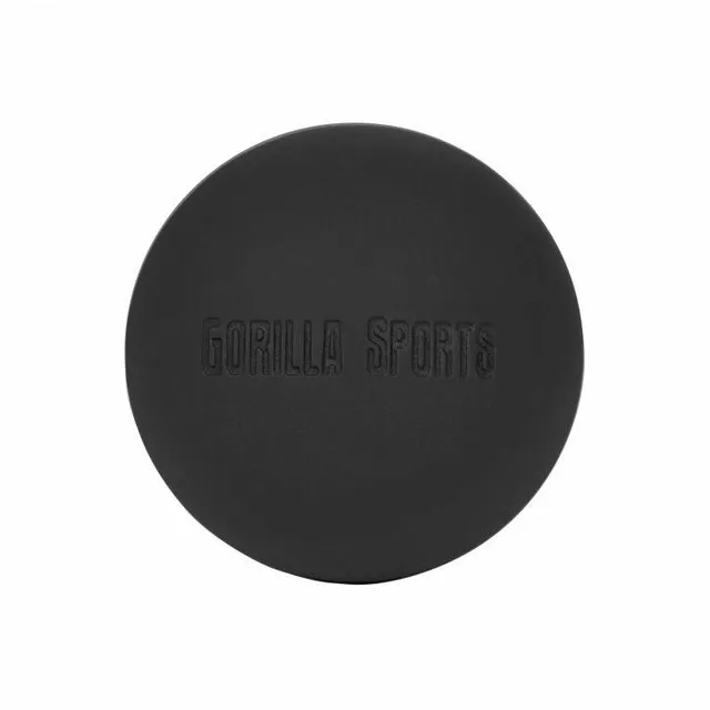 gorilla-sports-faszienball-aus-silikon-6-cm-schwarz image 1