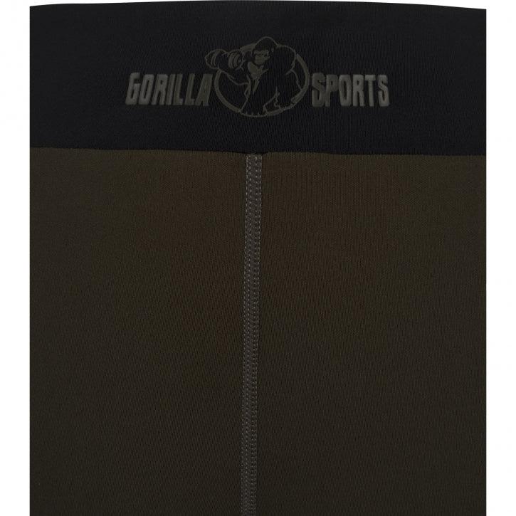 gorilla-sports-sport-leggings-damen-schwarz-rosa-schwarz-olive image 8