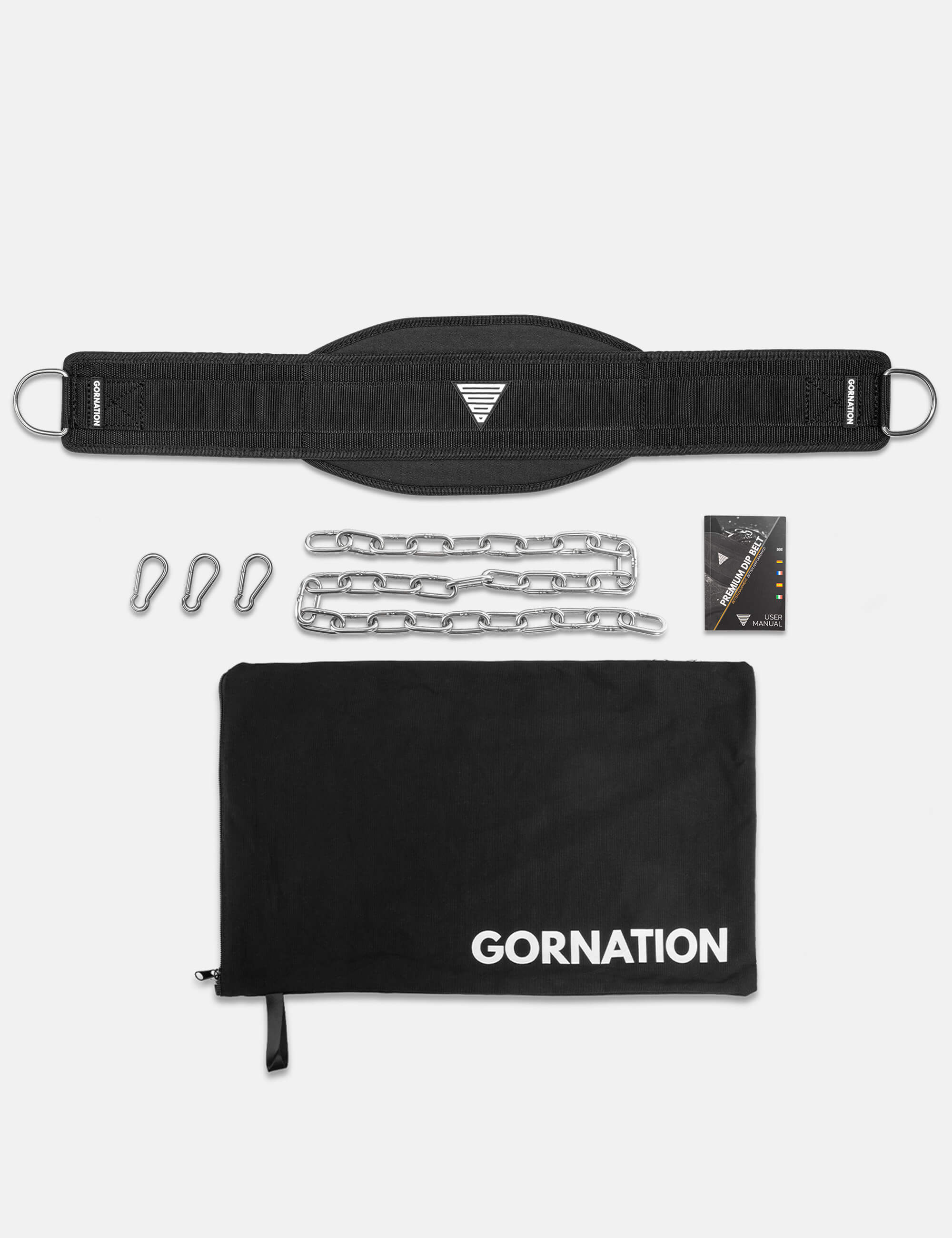 gornation-premium-dip-g-rtel-gewichtsg-rtel-mit-kette-oder-seil image 5