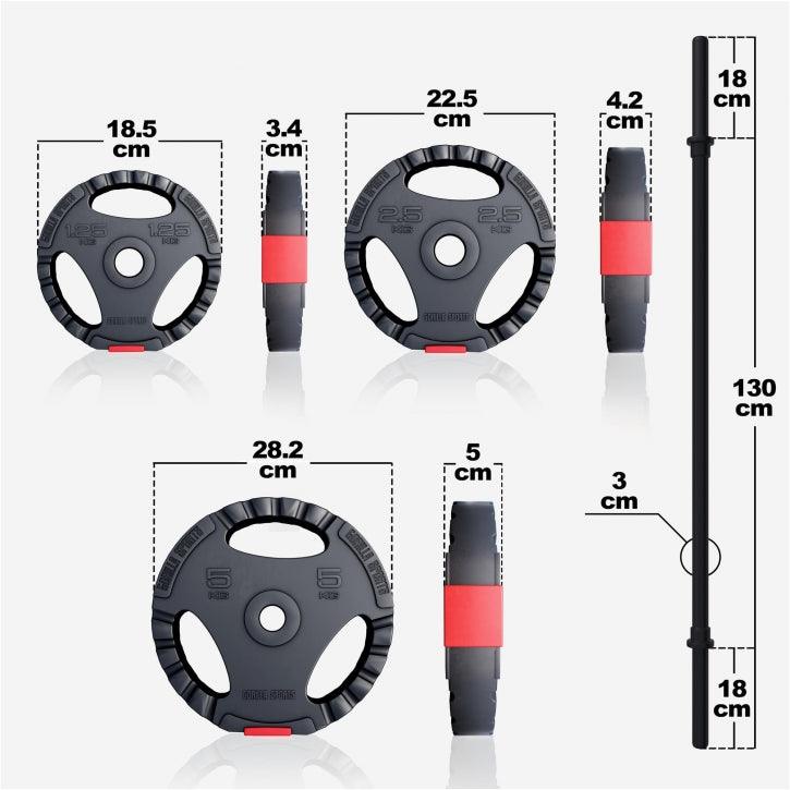 gorilla-sports-langhantel-set-aerobic-kunststoff-20-kg-130-cm-stange image 6