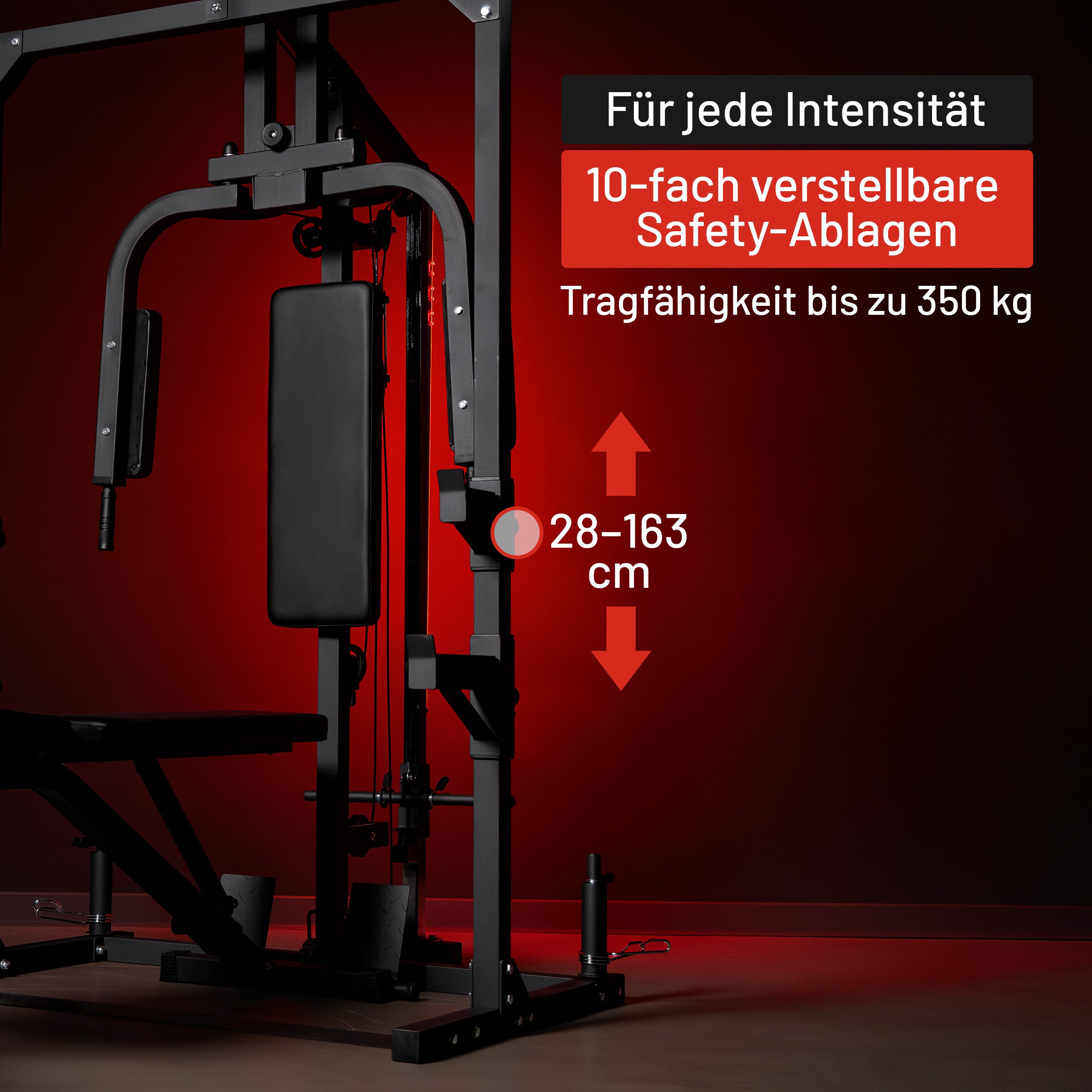 gorilla-sports-kraftstation-home-gym-inkl-hantelbank image 5