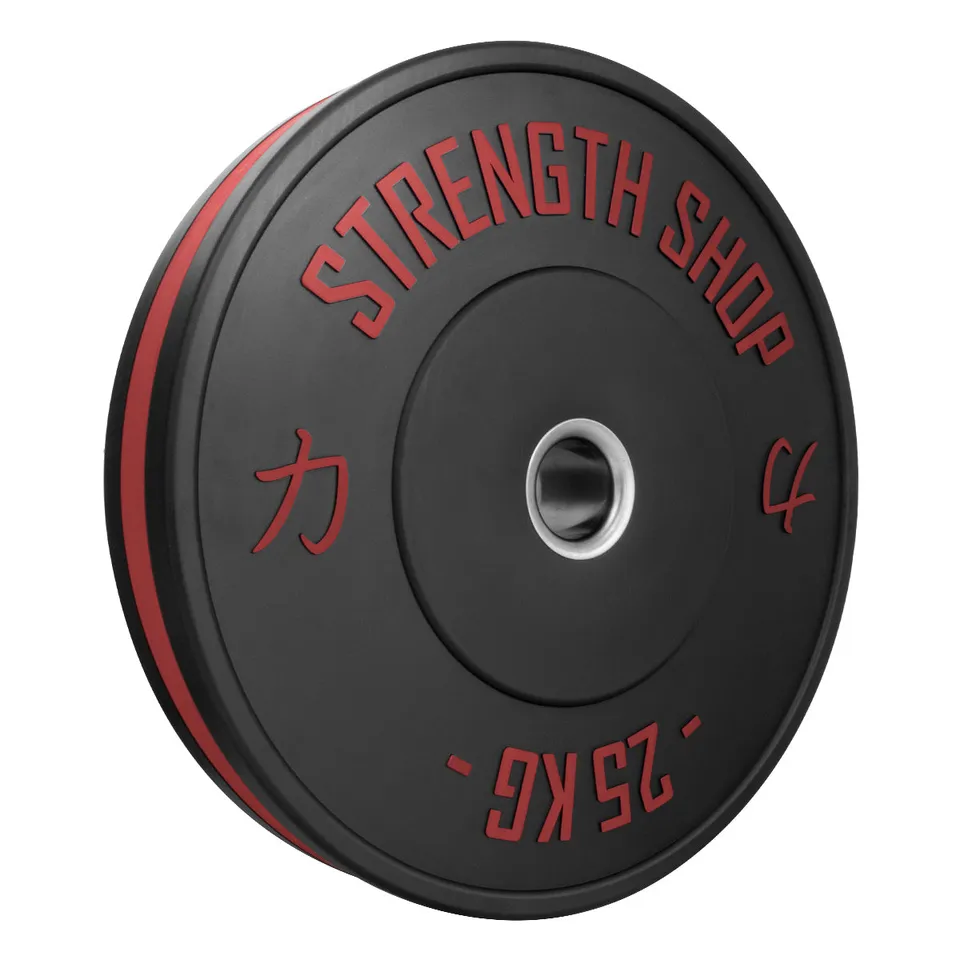 strength-shop-gummi-bumper-plates-hantelscheiben-mit-farbstreifen-5kg-25kg-150kg image 1