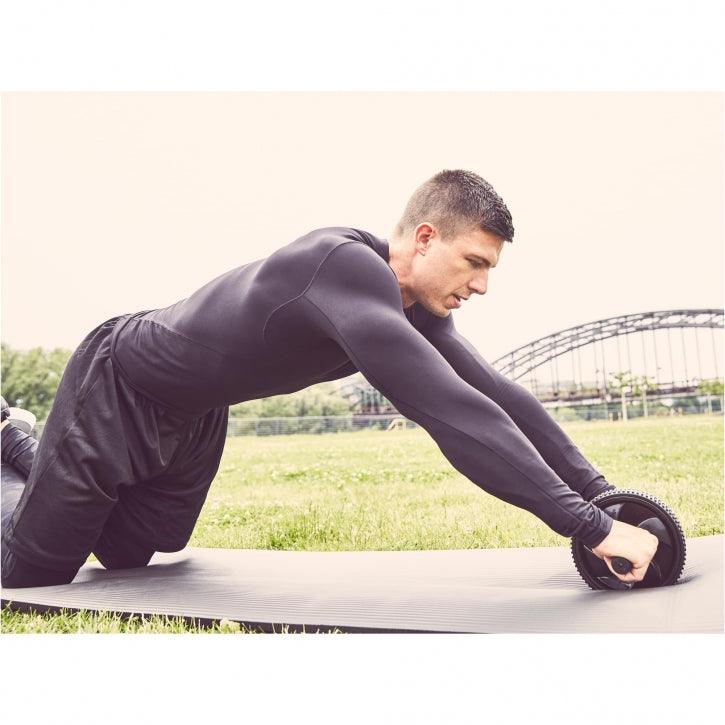 gorilla-sports-ab-roller-mit-unterlegmatte-kniematte-schwarz image 8