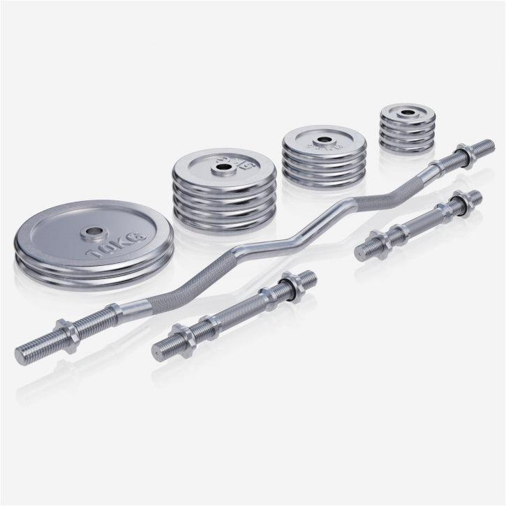 gorilla-sports-sz-curlset-chrom-70-kg-mit-sternverschl-ssen image 3
