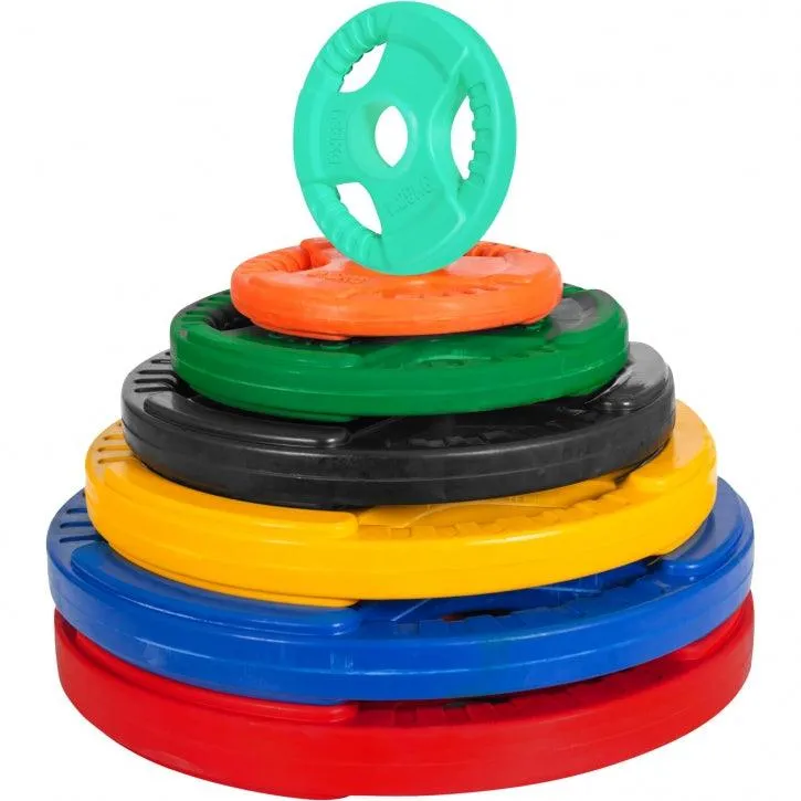 gorilla-sports-hantelscheibe-olympia-50-51-mm-gummi-gripper image 1