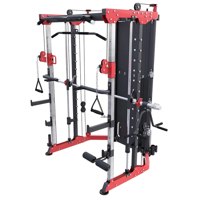 gorilla-sports-smith-machine-mit-steckgewichten-multistation-kraftstation image 1