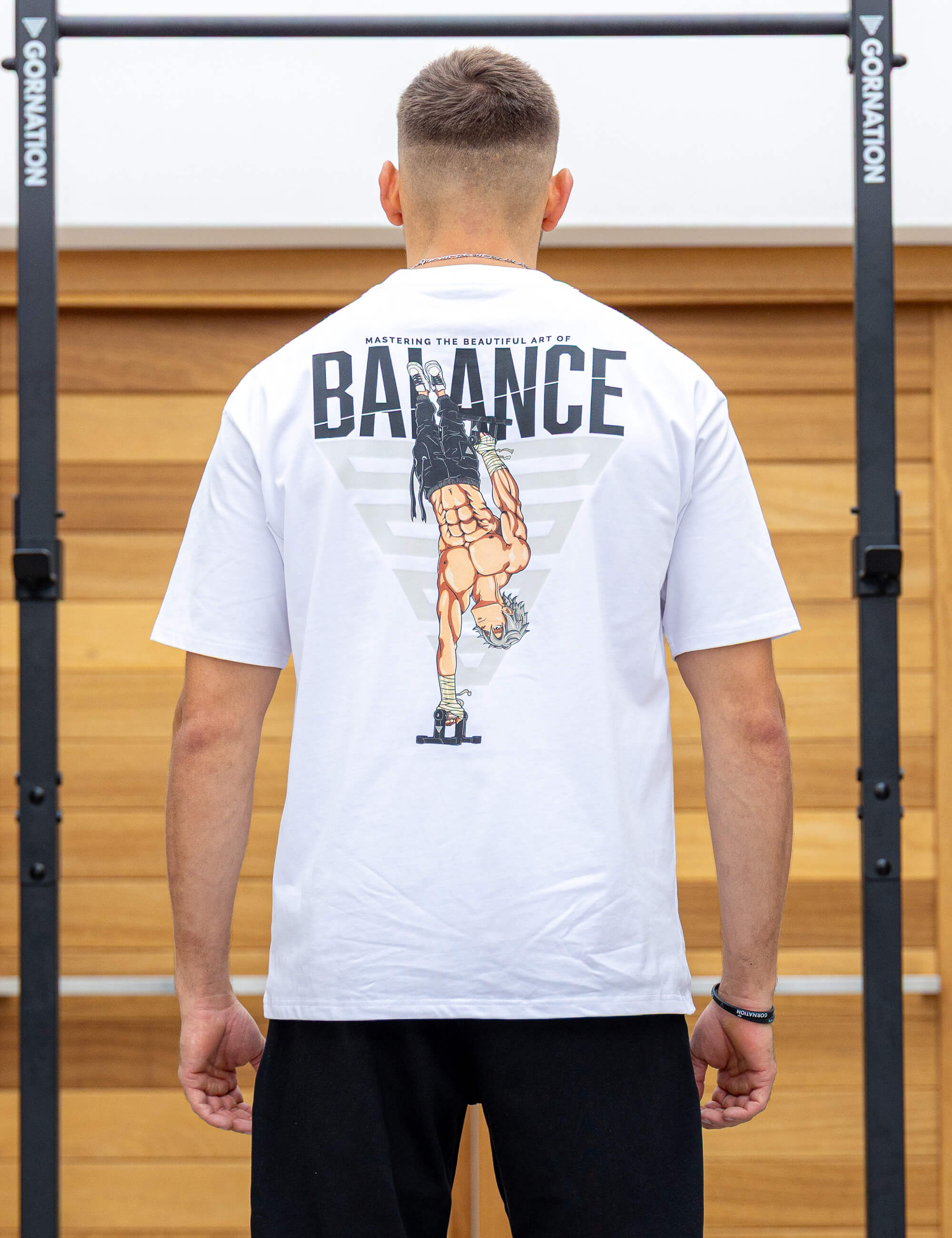 gornation-anime-oversized-t-shirt-balance-streetwear-shirt-100-baumwolle image 1