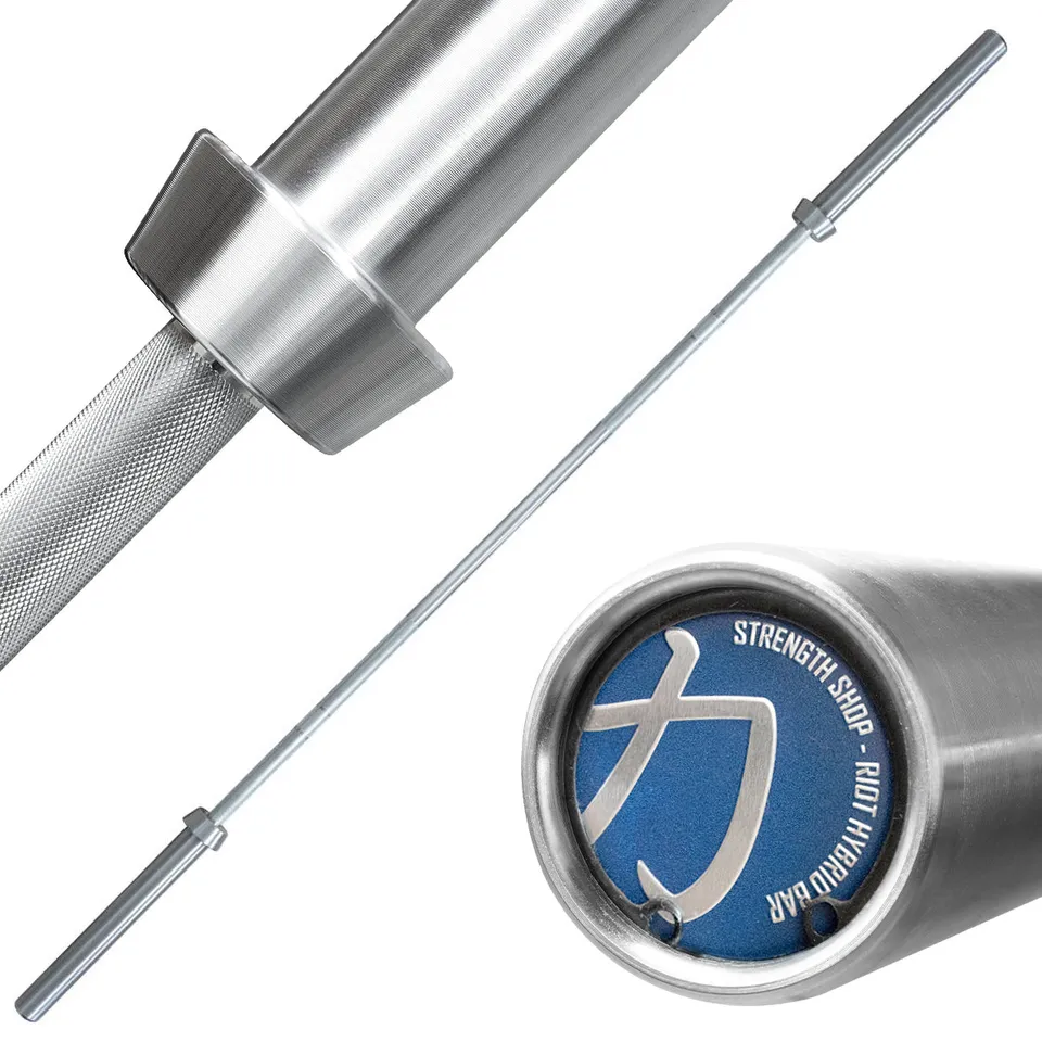 strength-shop-riot-hybrid-barbell-langhantel-20-kg-28-mm image 1
