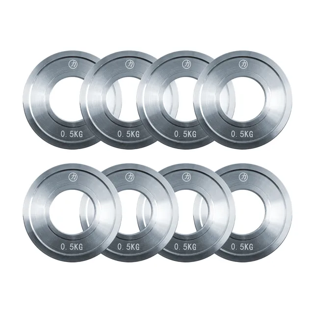 strength-shop-hantelscheiben-set-stahl-8-x-0-5-kg-zink image 1
