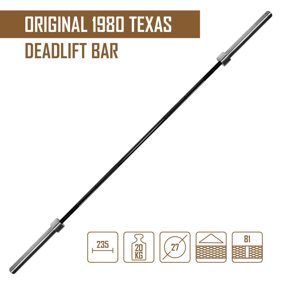 original-texas-deadlift-bar-mit-verchromten-sleeves image 2