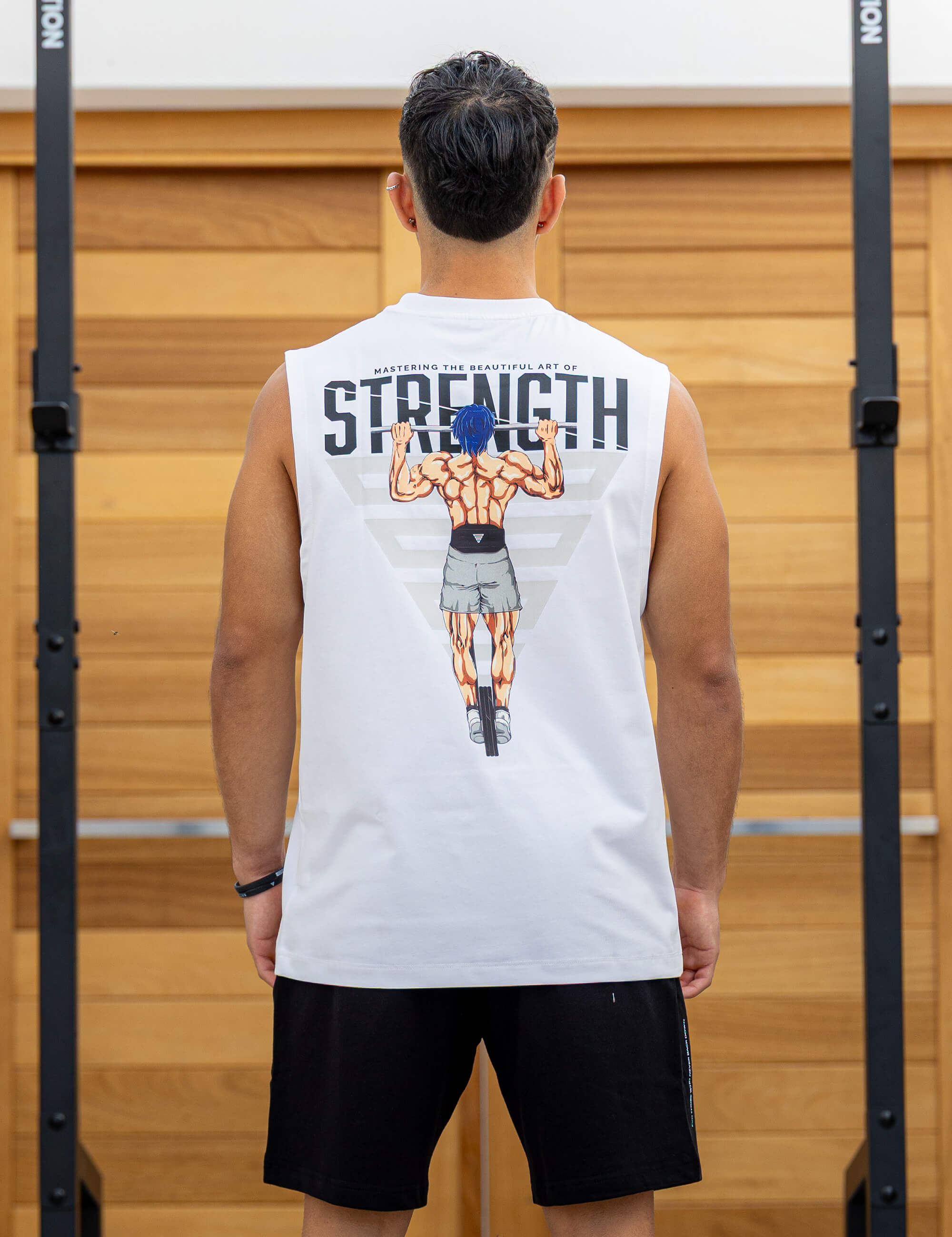 gornation-anime-oversized-tank-top-strength-lockerer-streetwear-tank image 1
