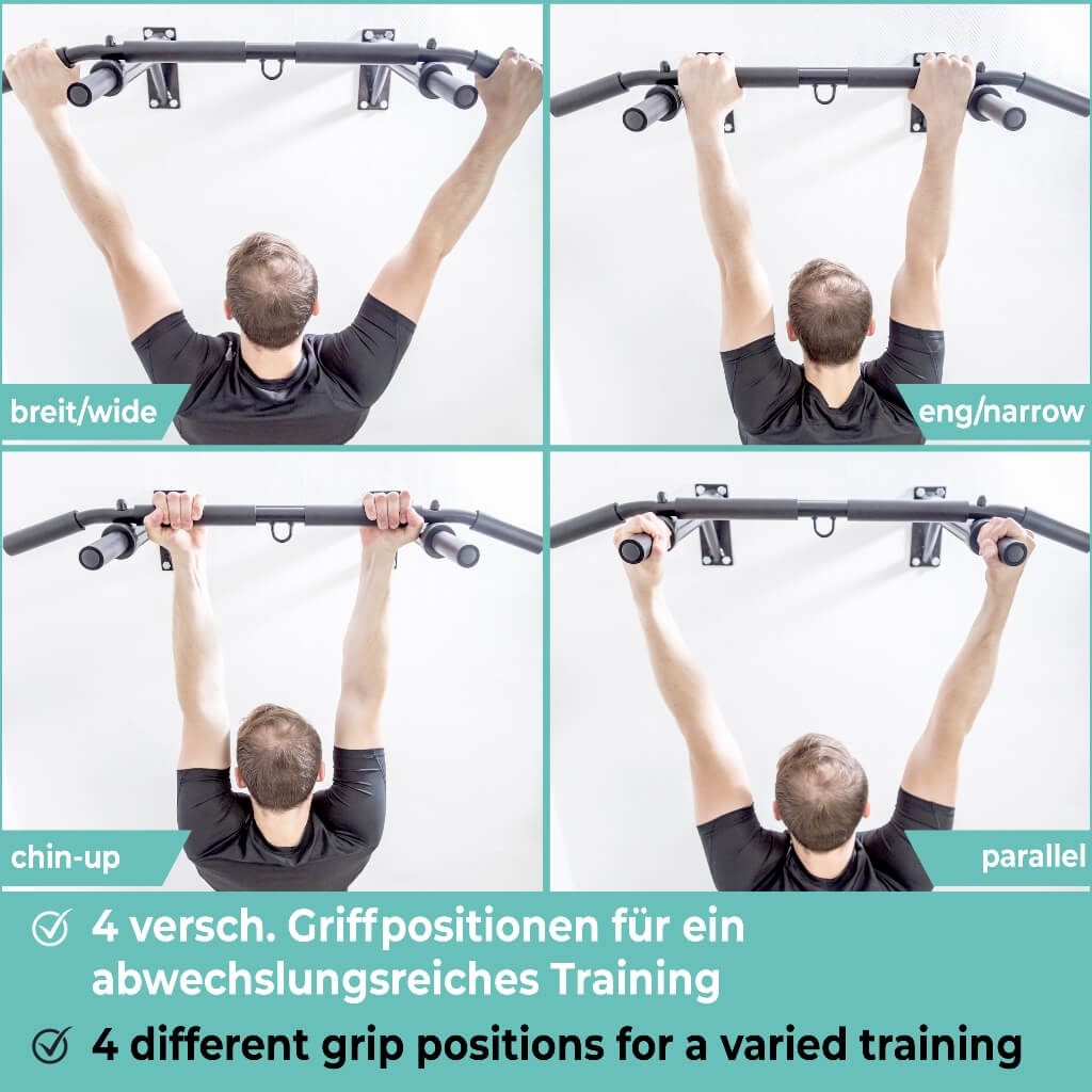 pullup-dip-klimmzugstange-wand-inkl-klimmzug-band-b-ware-2-wahl image 7