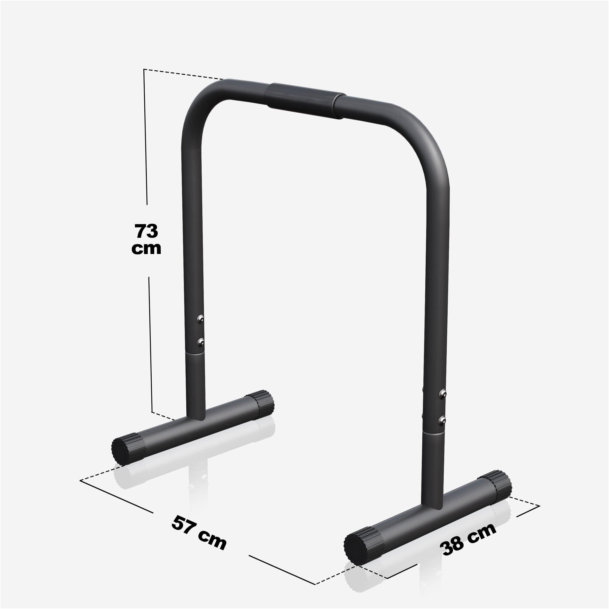 gorilla-sports-dip-barren-73-cm-gepolstert-parallettes-schwarz-rot-blau image 5