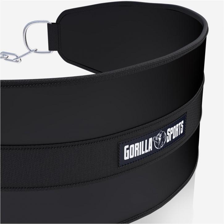gorilla-sports-dip-g-rtel-gepolstert-aus-nylon-mit-kette-und-karabinern-schwarz image 7