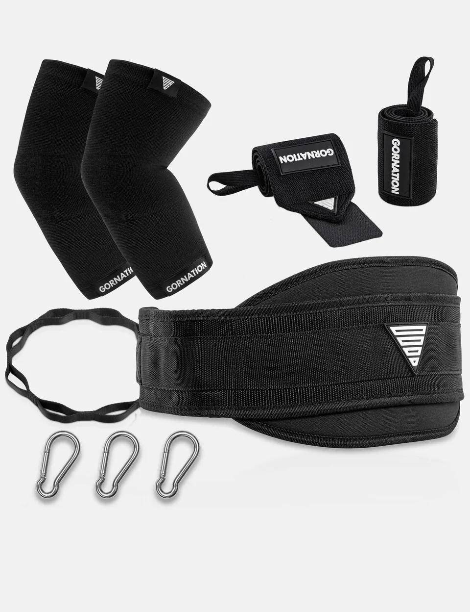 gornation-weighted-calisthenics-set-dip-g-rtel-elbow-sleeves-bandagen image 1