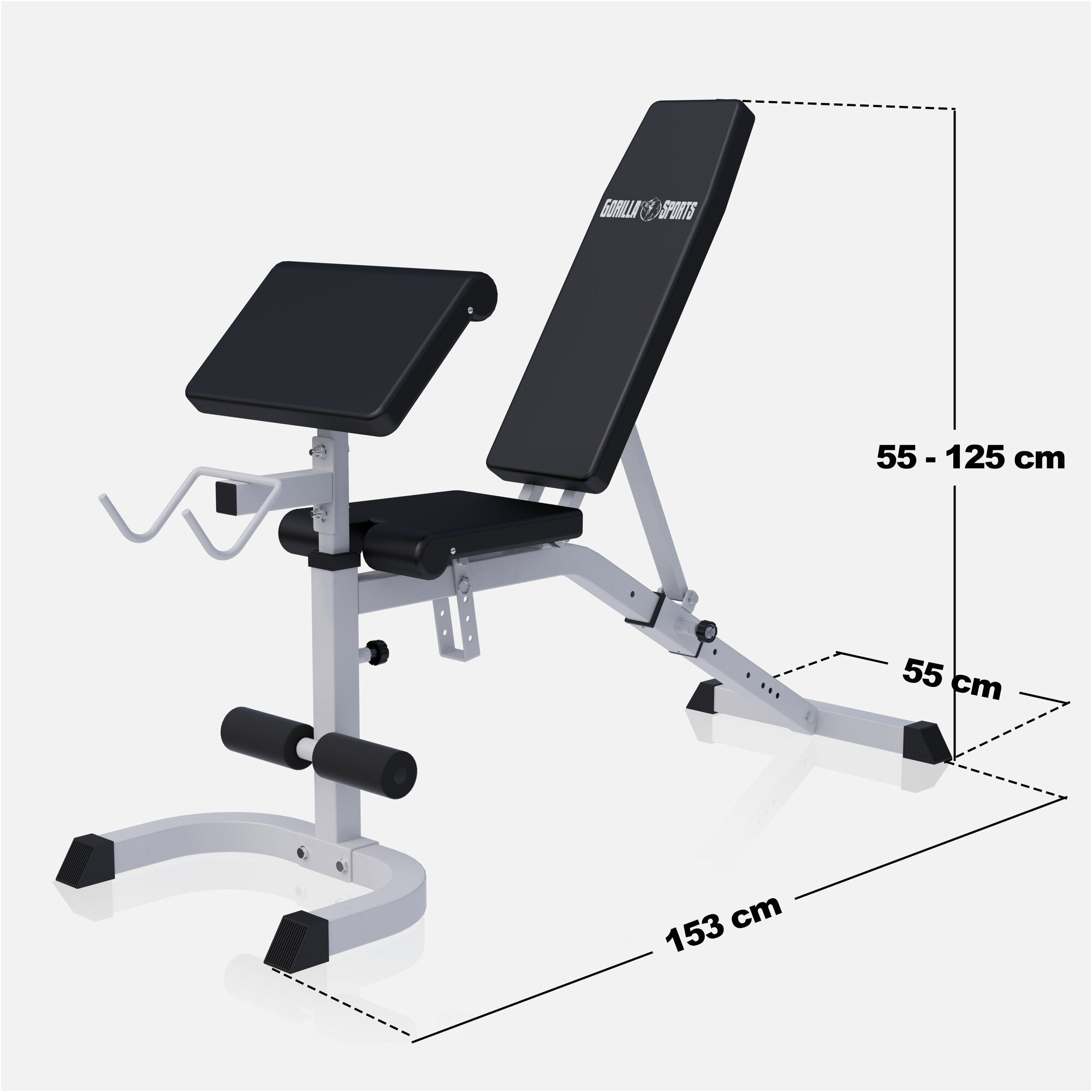 gorilla-sports-schr-gbank-verstellbar-wei-schwarz-inkl-curltisch image 8