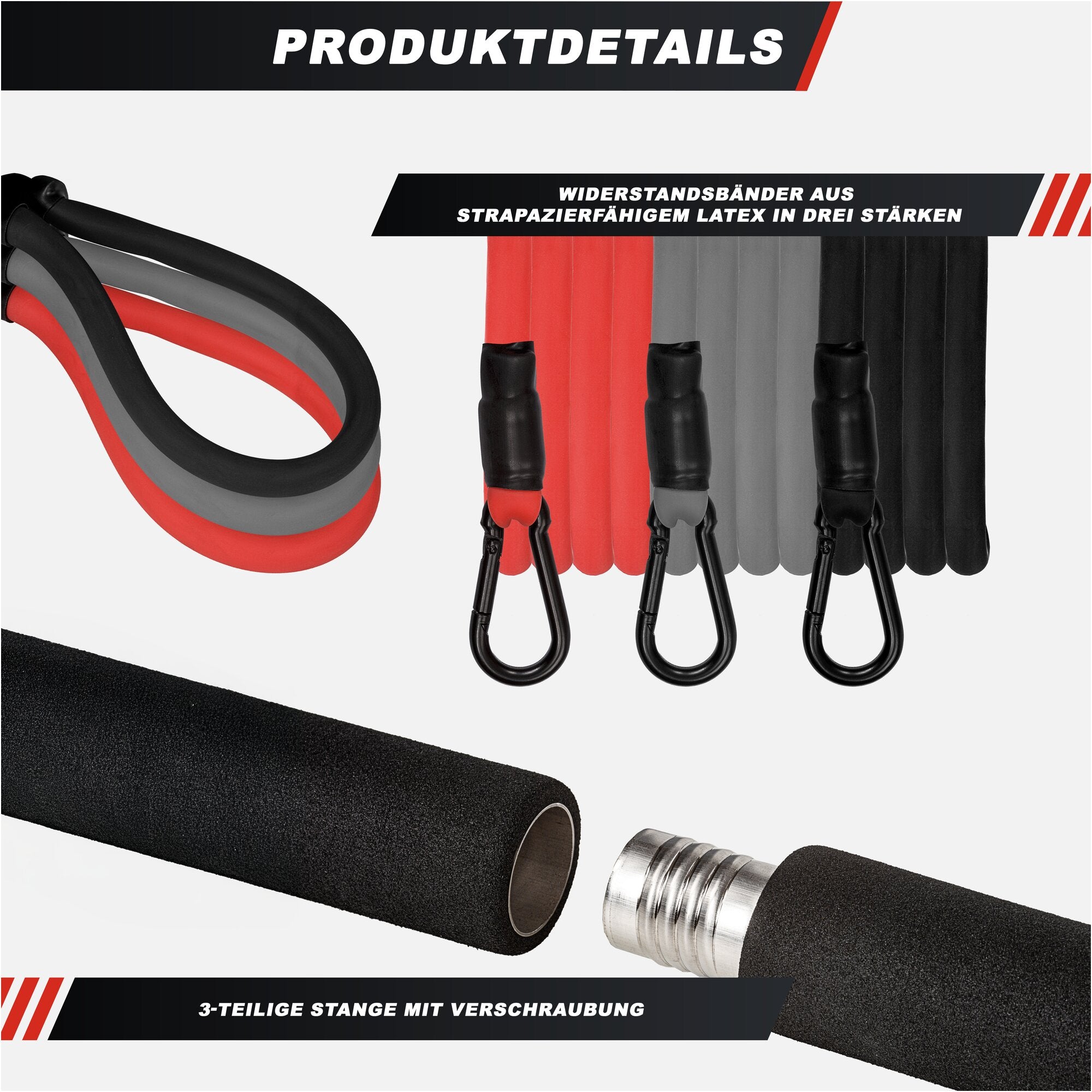 gorilla-sports-pilates-set-mit-stange-und-widerstandsb-ndern-13-18-23-kg image 5